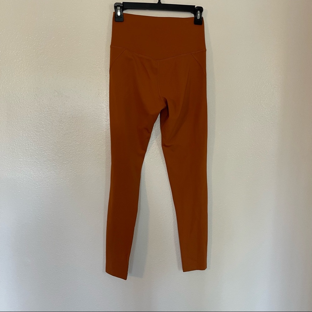 Girlfriend Collective High Rise Compressive Leggings Warm Brown Size S - Picture 4 of 8